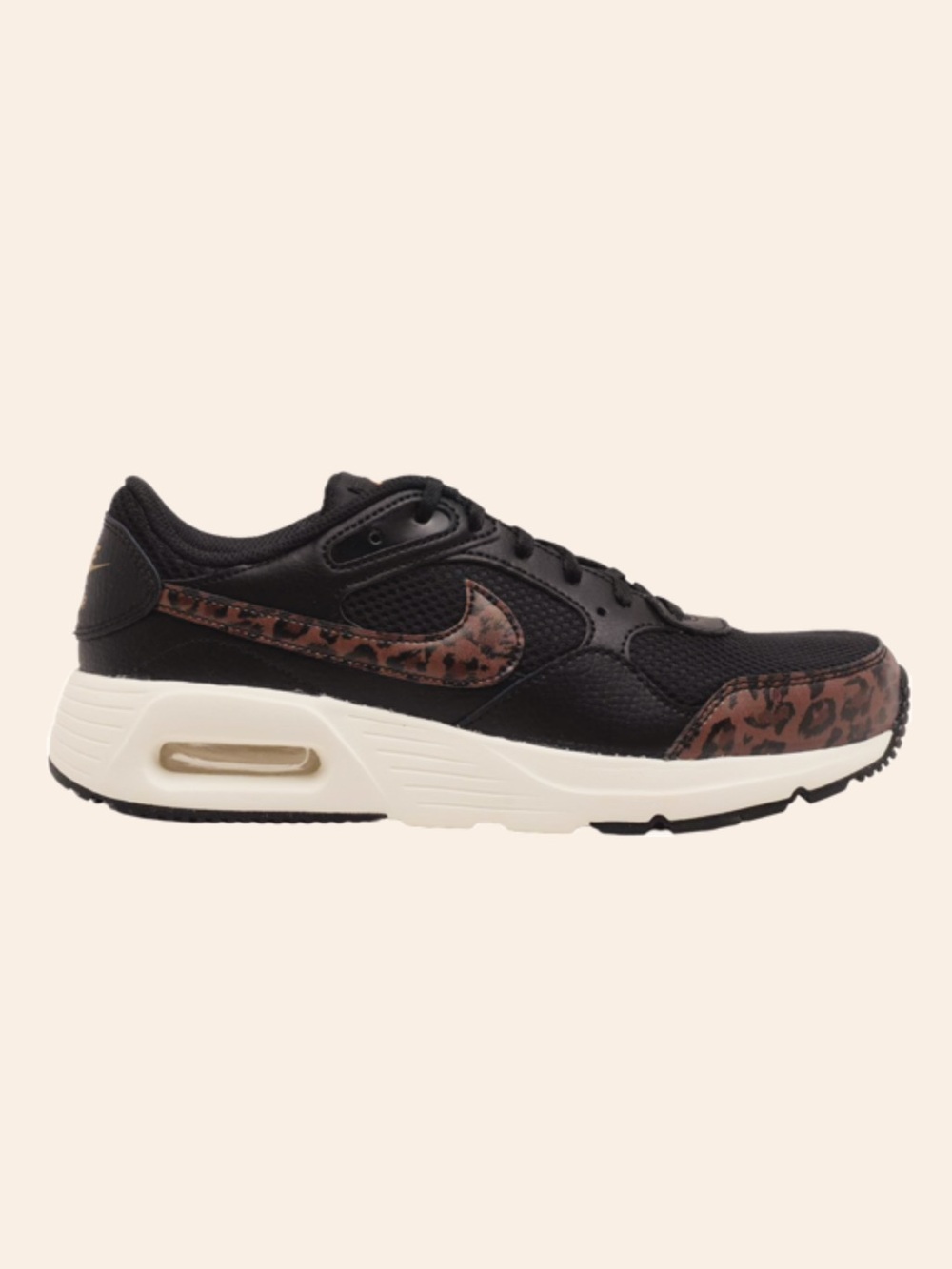 Nike Air Women's Black and Brown Sneakers